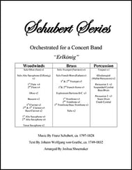 Erlkonig Concert Band sheet music cover Thumbnail